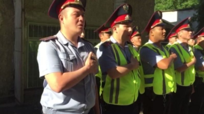 В полиции Алматы представили памятные нагрудные знаки