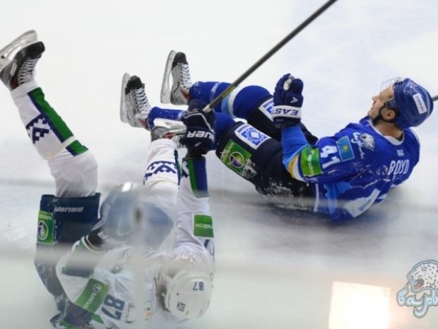 «Югра» и «Барыс» доставили удовольствие болельщикам. Фото