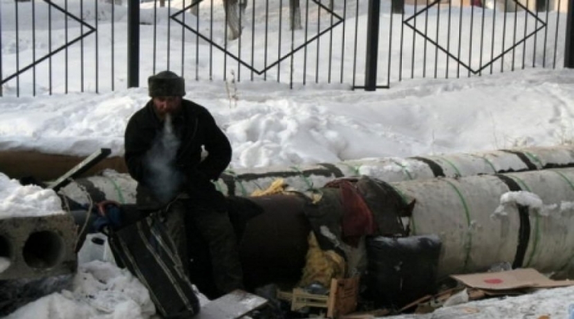 В Костанайской области обокрали бомжа