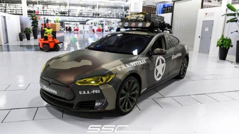 Tesla и SS Customs представили эксклюзивный седан Model S