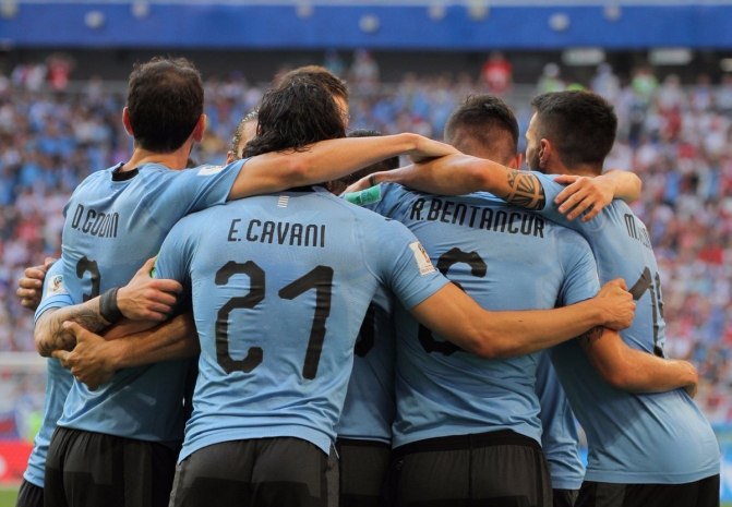 На ЧМ-2018 Уругвай лидирует в группе «А»