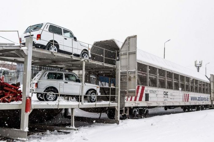 Начались регулярные поставки казахстанских Lada 4x4 в Китай