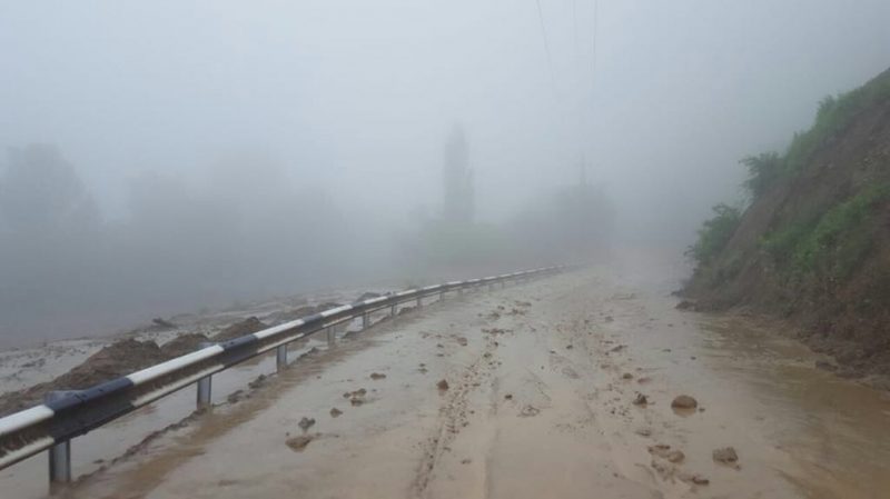 В Алматинской области сохраняется угроза схода оползня