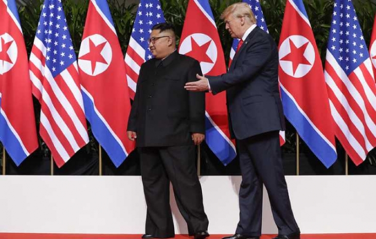 В Сингапуре встретились Дональд Трамп и Ким Чен Ын
