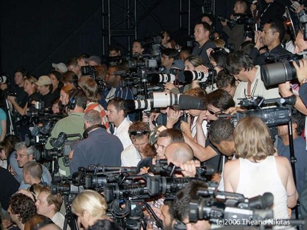 Съемка на показах мод