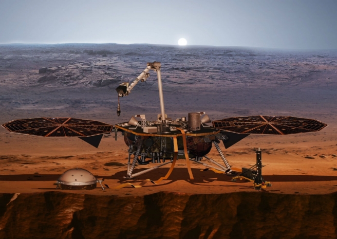 Впервые записан шум марсианского ветра