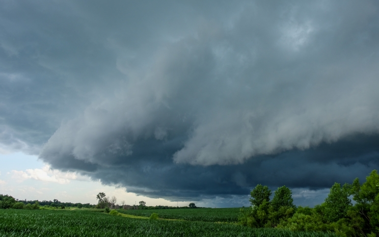 Штормовое предупреждение распространили синоптики в четырех областях Казахстана