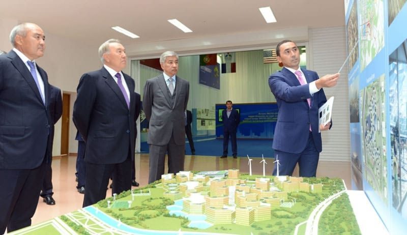 Назарбаев проверил ход подготовки к ЭКСПО-2017