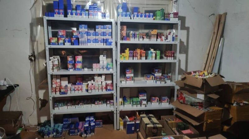 Крупную партию вейпов изъяли в Кокшетау