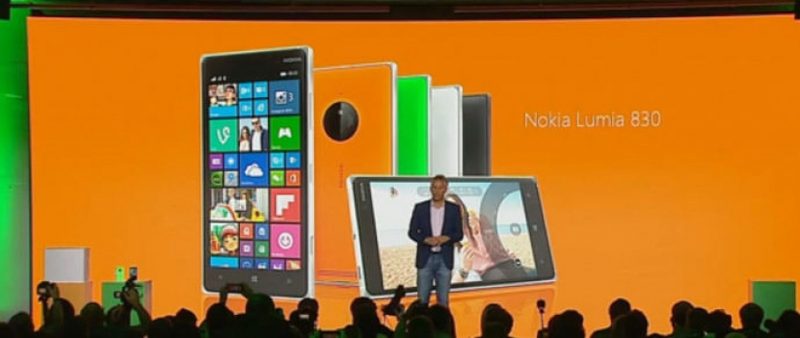 Microsoft представила смартфон Lumia 830Эксклюзив