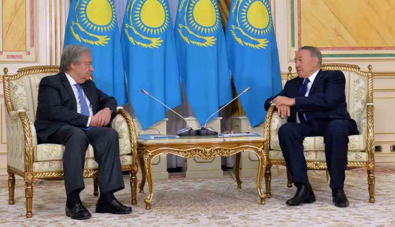 Назарбаев пригласил Генсека ООН в Казахстан