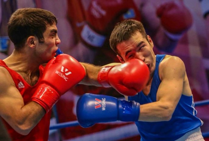 Боксер Букаев стал чемпионом Казахстана в супертяжелом весе