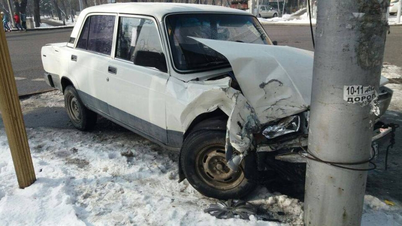 В Алматы произошло ДТП, есть пострадавшие