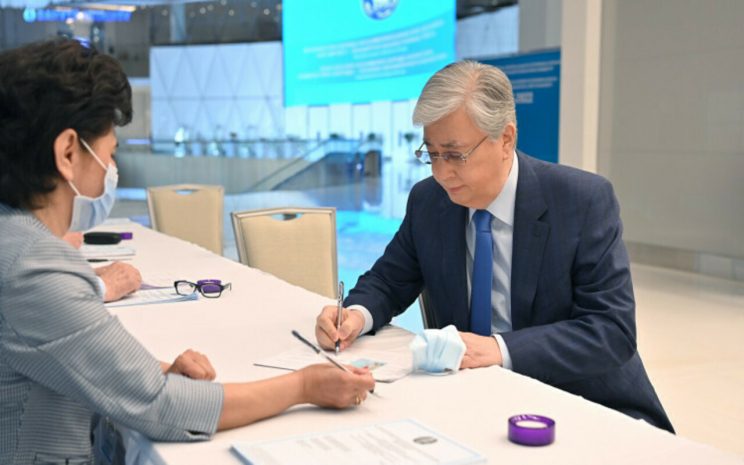 Токаев РК принял участие в выборах депутата мажилиса от АНК