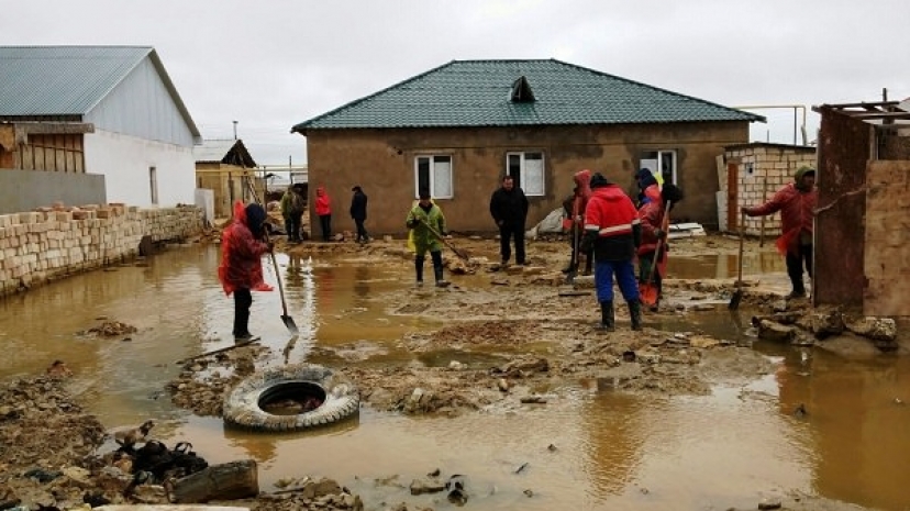 В Мангистауской области продолжается подтопление домов (ФОТО)