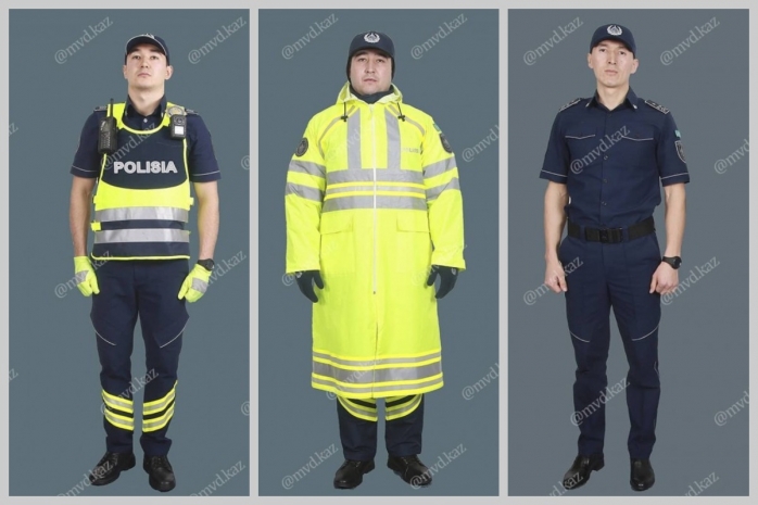 МВД: казахстанцев волнует слово POLISIA на новой форме