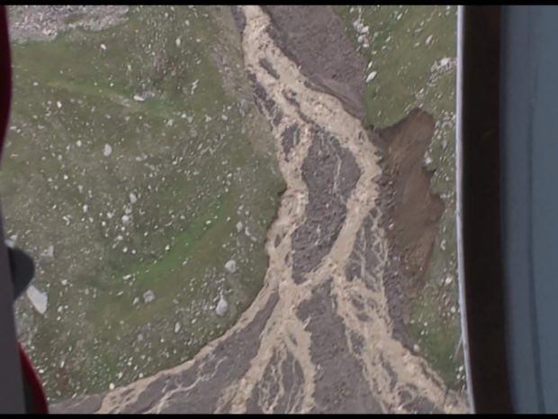 В горах Алматы сошел сель