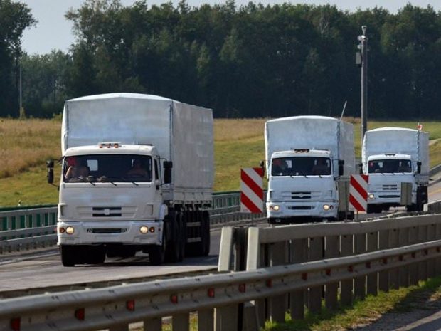Очередная гуманитарная автоколонна готова к отправке на Украину