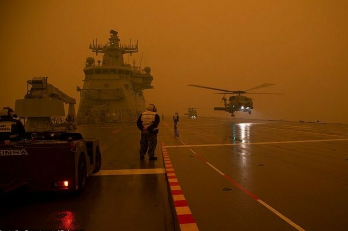 Пилоты сняли «полет над адом» в Австралии