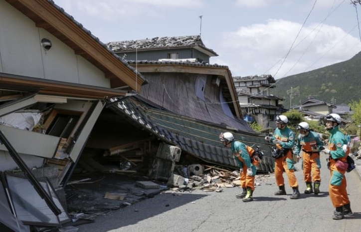 На японском острове Кюсю произошло более 1000 землетрясений подряд