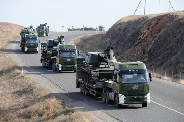 Подразделения десантно-штурмовых войск ВС РК совершили многокилометровый марш