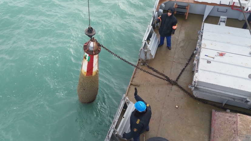 В северной части Каспийского моря закрыт навигационный период