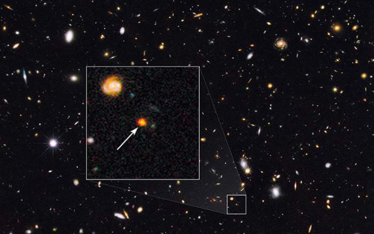 Астрономы впервые увидели зарождение массивной галактики