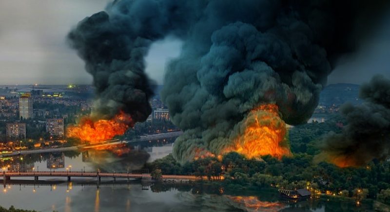 ДНР: Украинская армия обстреляла Донецк фосфорными бомбами