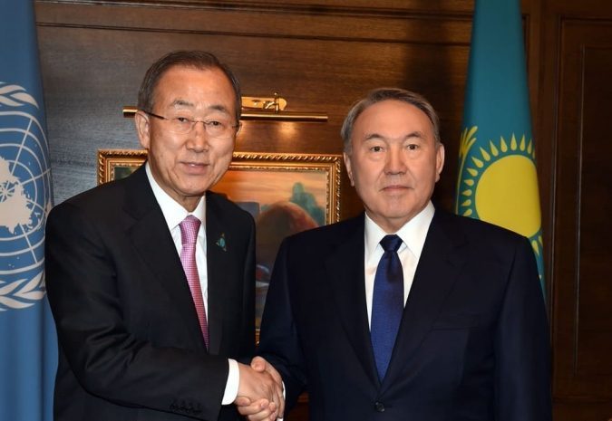 Генсек ООН поздравил президента Казахстана
