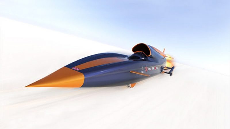 Испытания самого быстрого автомобиля начнутся в 2015 году