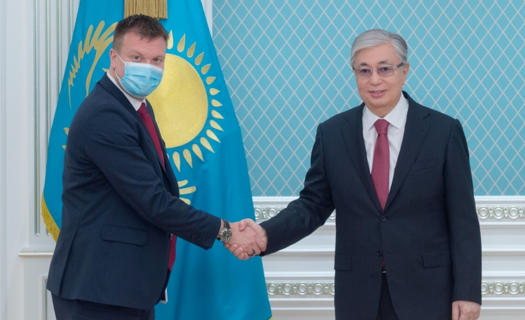 Токаев встретился с министром внешней торговли Финляндии