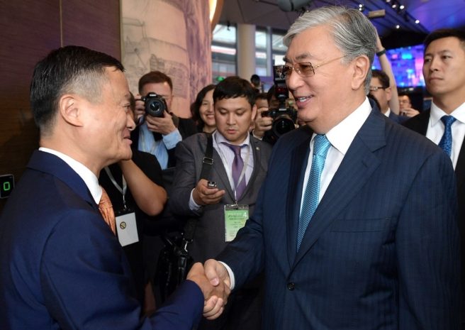 Касым-Жомарт Токаев встретился с Джеком Ма