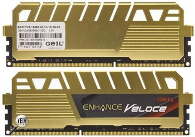 Обзор модулей памяти GEIL DDR3 1866MHz C10 ENHANCE Veloce