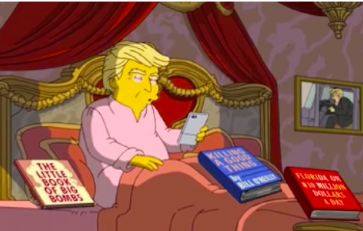 Новый эпизод «Симпсонов» будет посвящен президентству Трампа