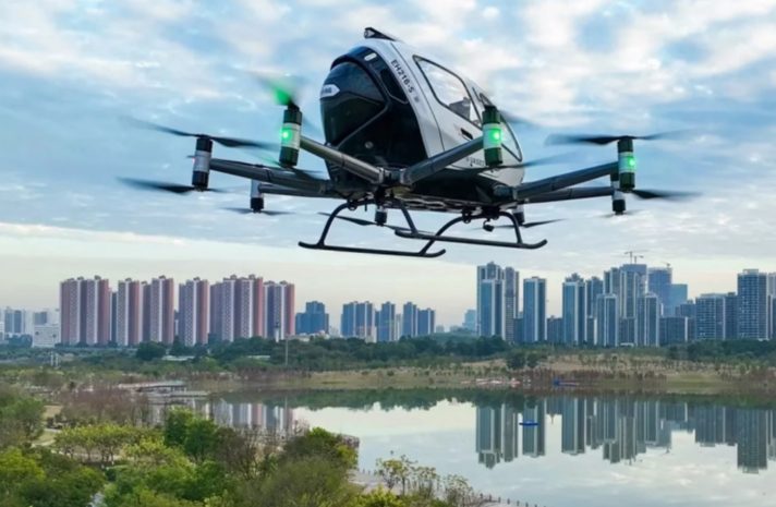 Воздушные такси между аэропортами и городами запустят в Китае