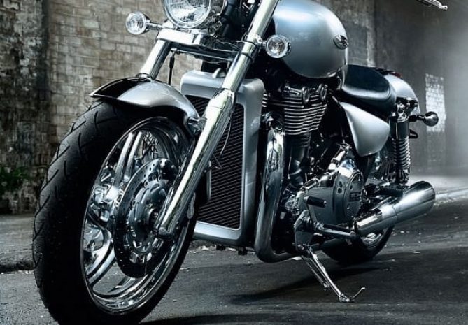 Американского байкера похоронили верхом на мотоцикле