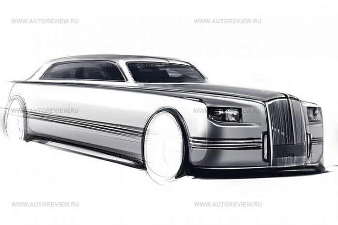 Рассекречен дизайн лимузина для Путина