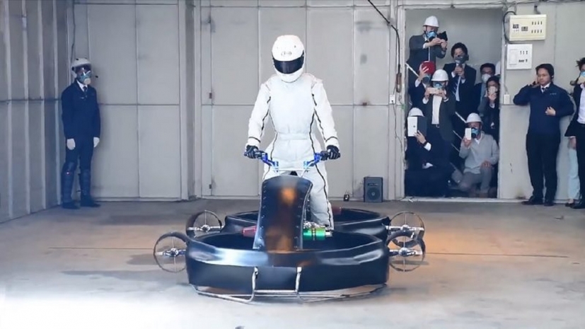 Производство летающих мотоциклов начнется в 2022 году в Японии