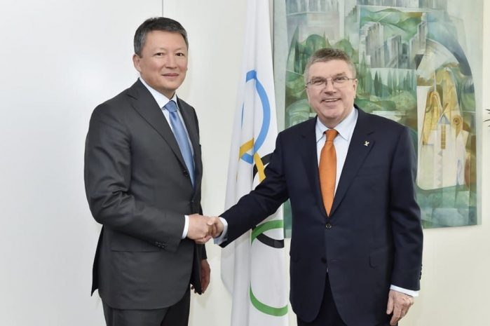 Тимур Кулибаев и Томас Бах обсудили проблемы допинга