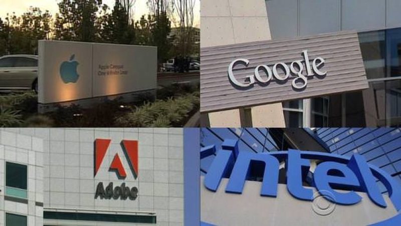 Apple, Google, Adobe и Intel выплатят работникам $324,5 млн