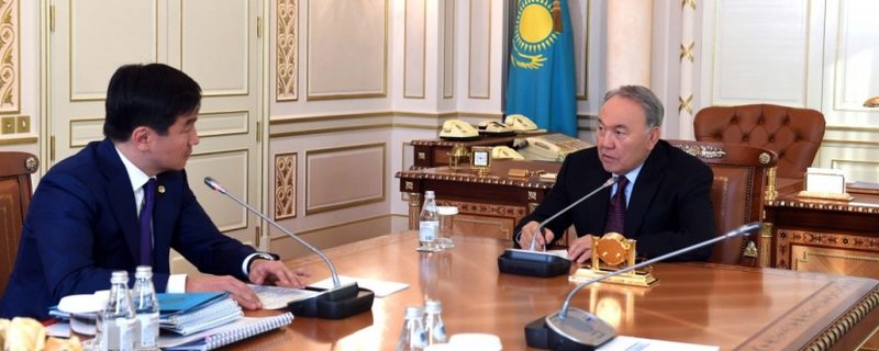 Президент Назарбаев принял акима Алматы Байбека
