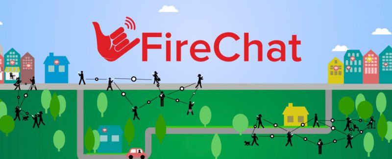 Мессенджер FireChat способен работать без подключения к Интернету
