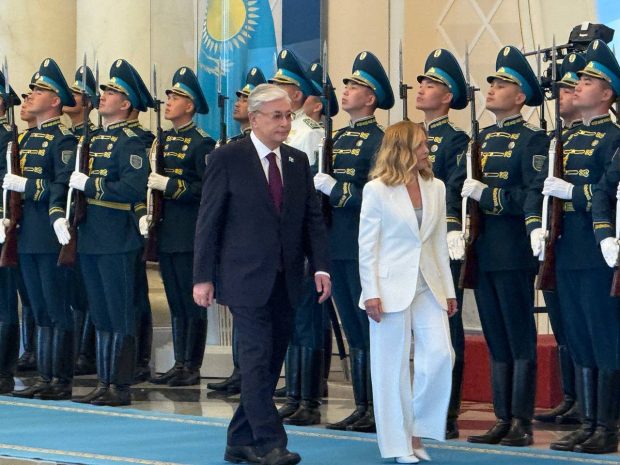 Касым-Жомарт Токаев провел переговоры с Джорджией Мелони