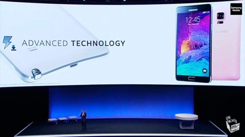 Samsung представила Galaxy Note 4 и изогнутый Note Edge