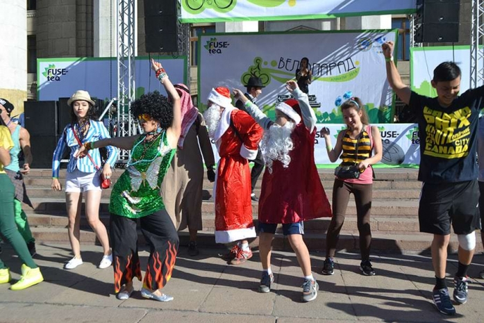 Второй костюмированный велопробег прошел в АлматыЭксклюзив