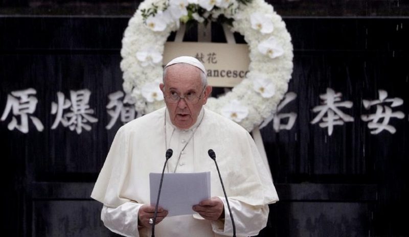 Папа Римский Франциск осудил ядерное вооружение во всем мире