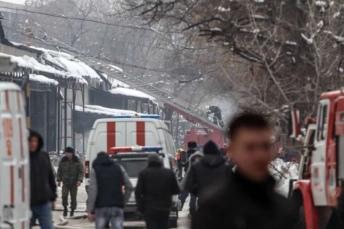 Пожар на складе в Алматы ликвидирован спустя два часаЭксклюзив