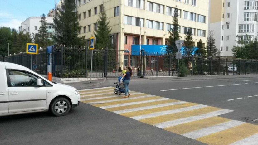 В Астане планируют ввести новую пешеходную разметку