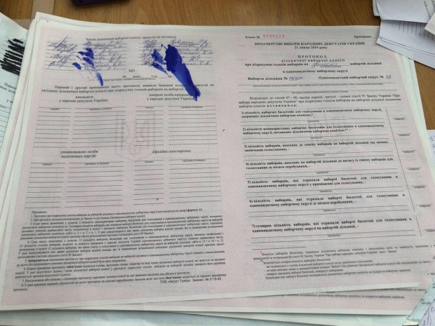 Дело о фальсификации избирательных бюллетеней возбудила полиция Украины