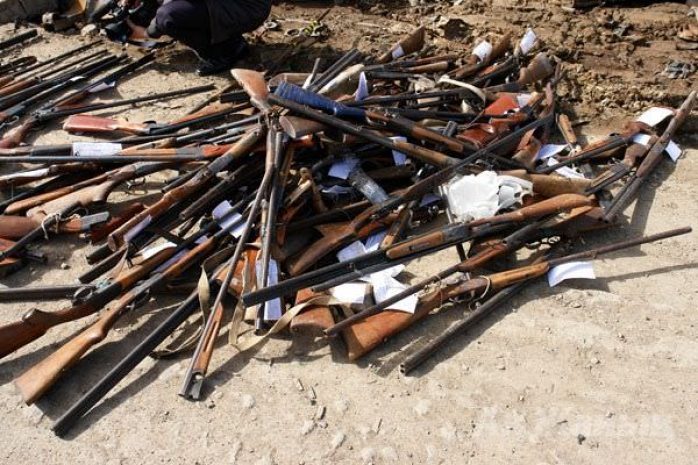 В Западном Казахстане уничтожили оружие на сумму 12 млн тенге